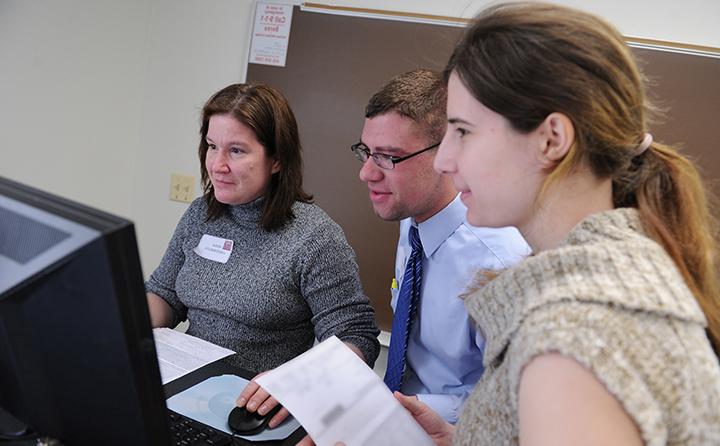 Accounting students provide free tax preparation services to the community through the BW Tax Clinic